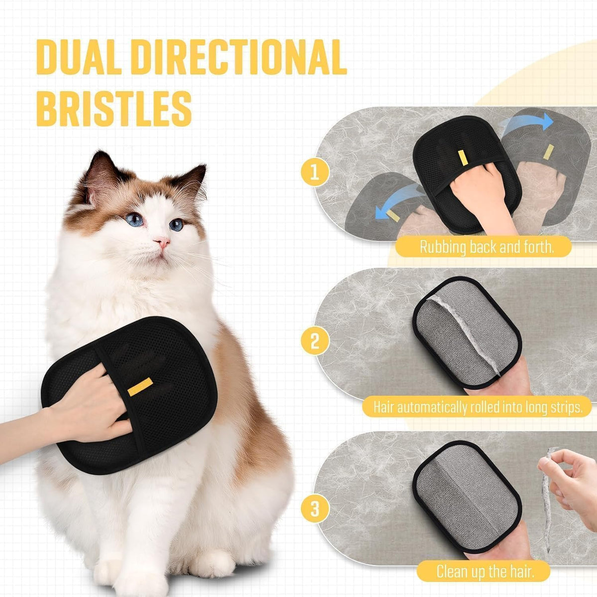 Household Pet Hair Remover Glove