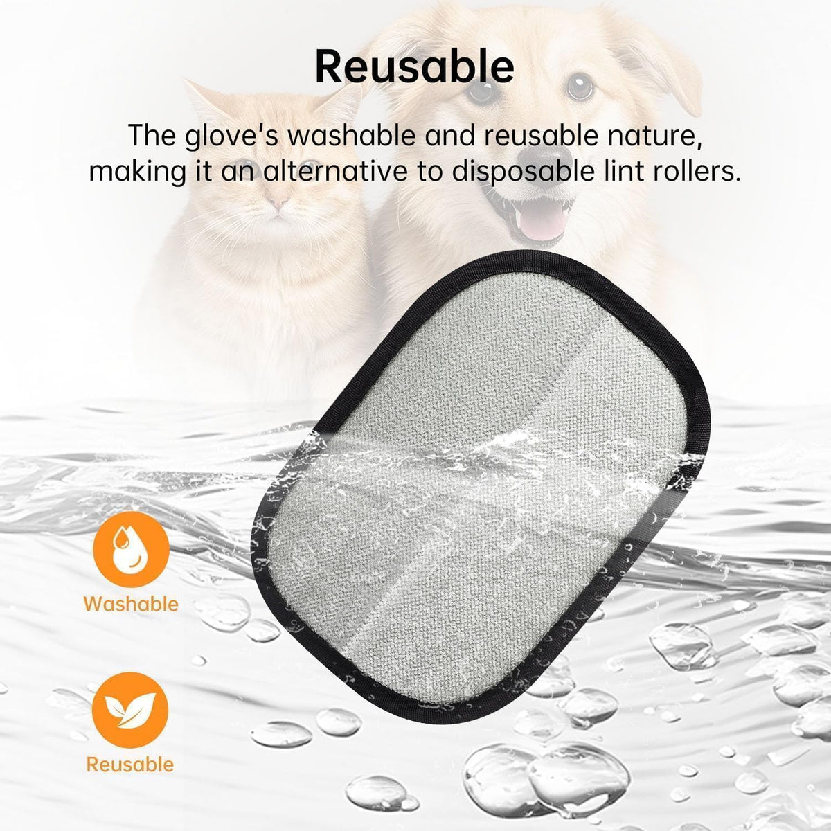 Household Pet Hair Remover Glove
